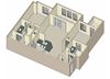 grandewood pointe apartments two bedroom two bathroom 1245 square feet floor plan